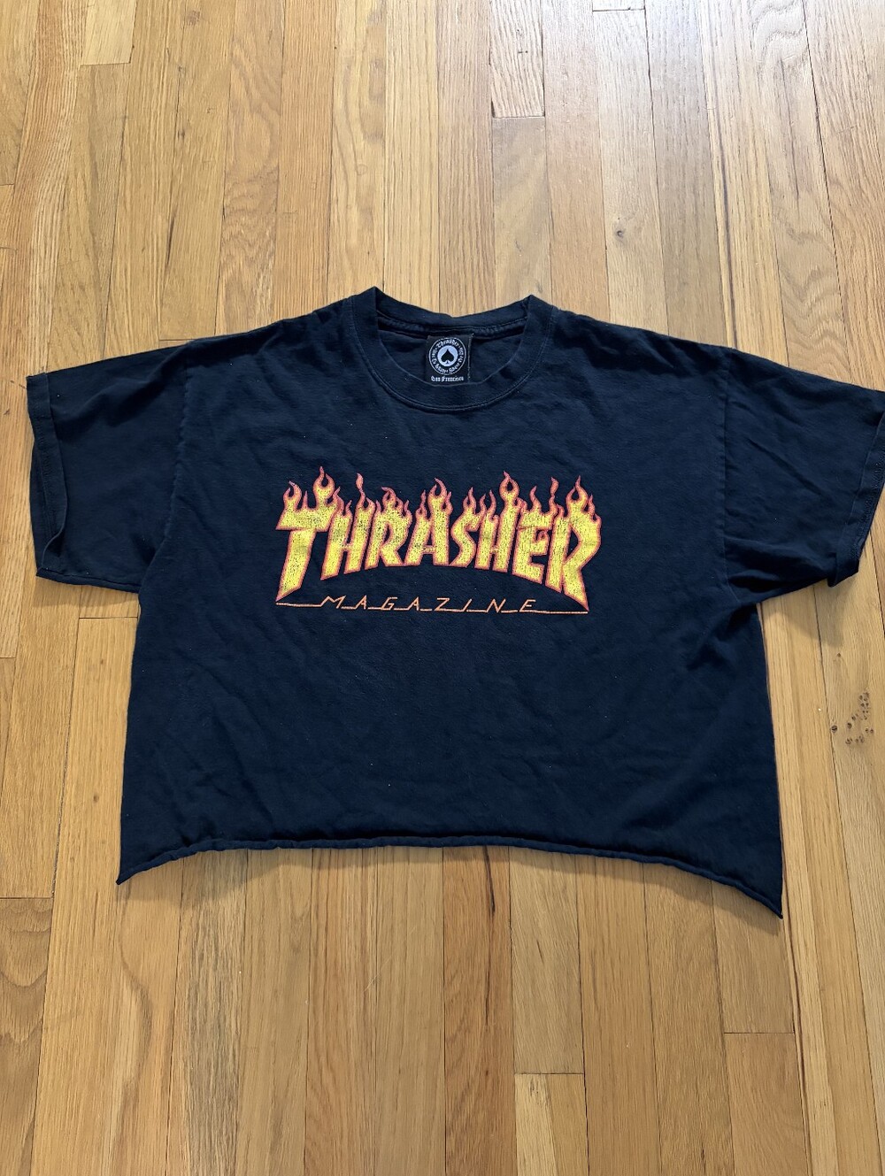 Thrasher Cropped T Shirt